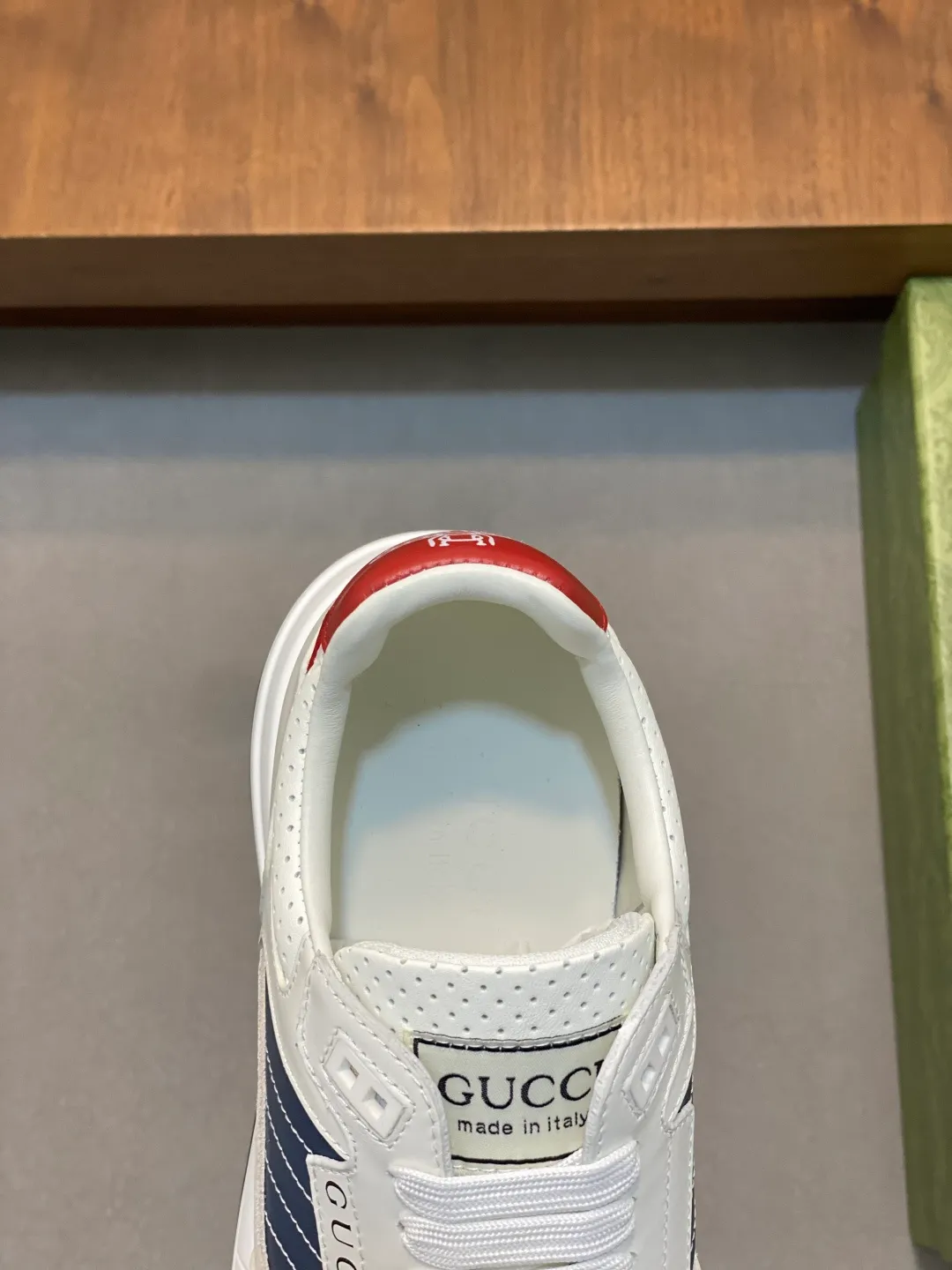 Factory price: 460💰[Gucci] Gucci - High-end quality original order - Upper: Nappa calfskin, pebbled calfskin, computer embroidered brand totem - Inner: water-dyed cowhide - Outsole: ultra-light T men's shoes 💰U·Rubber; two-color molded outsole - Super high quality control·Fine workmanship: highlighted (high-end·luxury·grade) -Size: 38-45